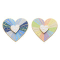 Heart-shaped Turntable Brooch Custom Self Care Today Enamel Pins Lapel Badges Funny Cartoon Metal Pins Gift for Kids Friends