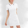 Wholesale Price Turn Down Short Sleeve Golf Custom Blank Mini Polo Golf Women Polo Tee Shirt Tennis Dress