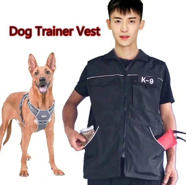 USMILEPET Hot Sale Sustainable Dog Training Vest Anti-Scratch Nylon Equipment for Pet Training on Sale