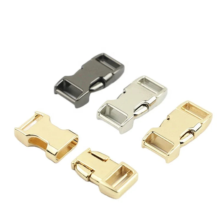 Custom 25mm Gold Quick Side Release Metal Buckle for Bag Parts