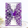 Laser Cut butterfly Shape Birthday Invitation Cards Coming-of-Age Ceremony Invitation Card MegaBDM