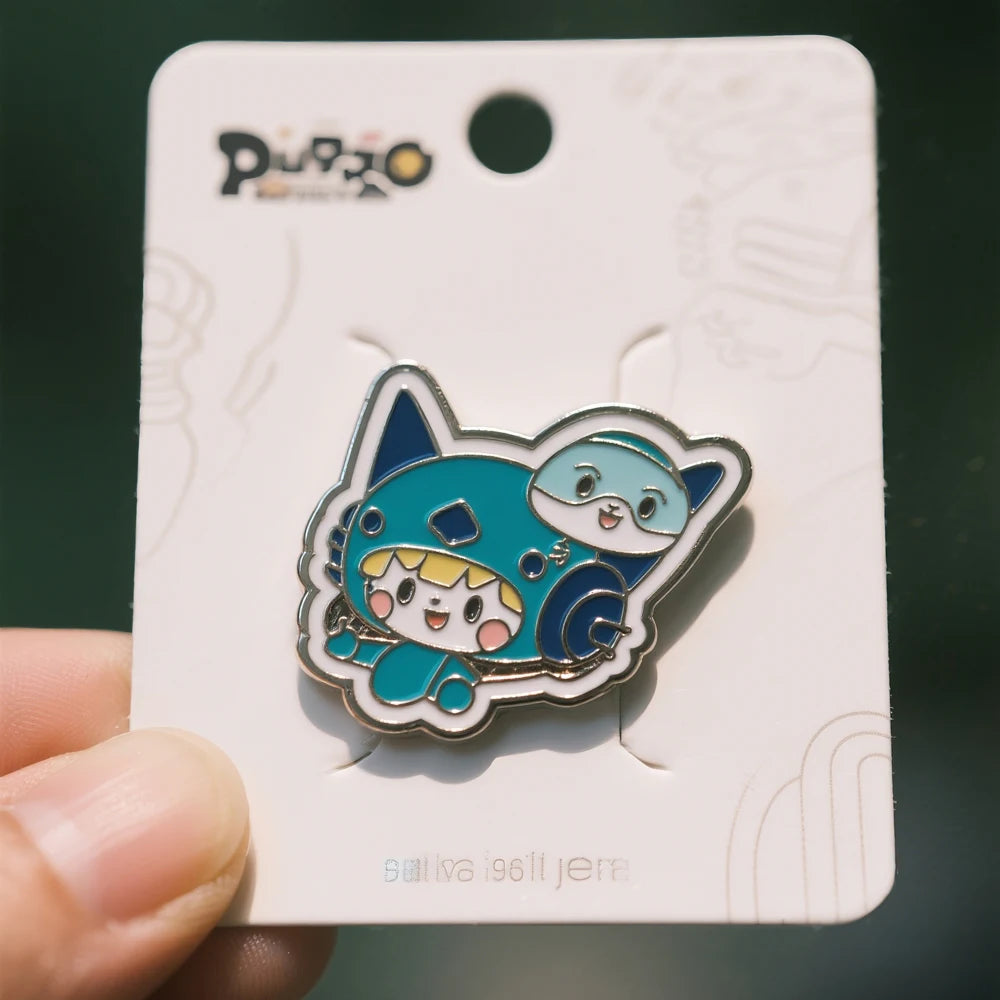 Personalized Manufacturer Plated Metal Pin Metal Badge Custom Anime Lapel Pin Hard Enamel Pins