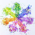 Bulk 1kg Factory PET/PBT Hexagon Shape 12 Colors Chunky Glitter Fluorescent Neon for Crafts Nail Art Design