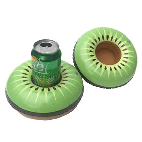 Hot Selling Swim Pool Floating Kiwi Drinks Beer Can Holders