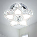 Luxury Minimalist Design LED Crystal Chandelier Cool Light for Home AC Power for Room Ceiling