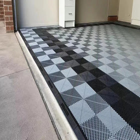 CE/Strong Easy Installation Plastic Industrial Garage Floor Tiles for Garage Plastic Flooring for Car Detailing Shop