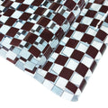 Customized Lattice PVC Jelly Vinyl 0.3 mm Synthetic Leather for Waterproof Cosmetic Bag Hair Bow and Craft