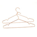New Arrival Wholesale Customized Rose Golden Hangers Metal Wire Hanger