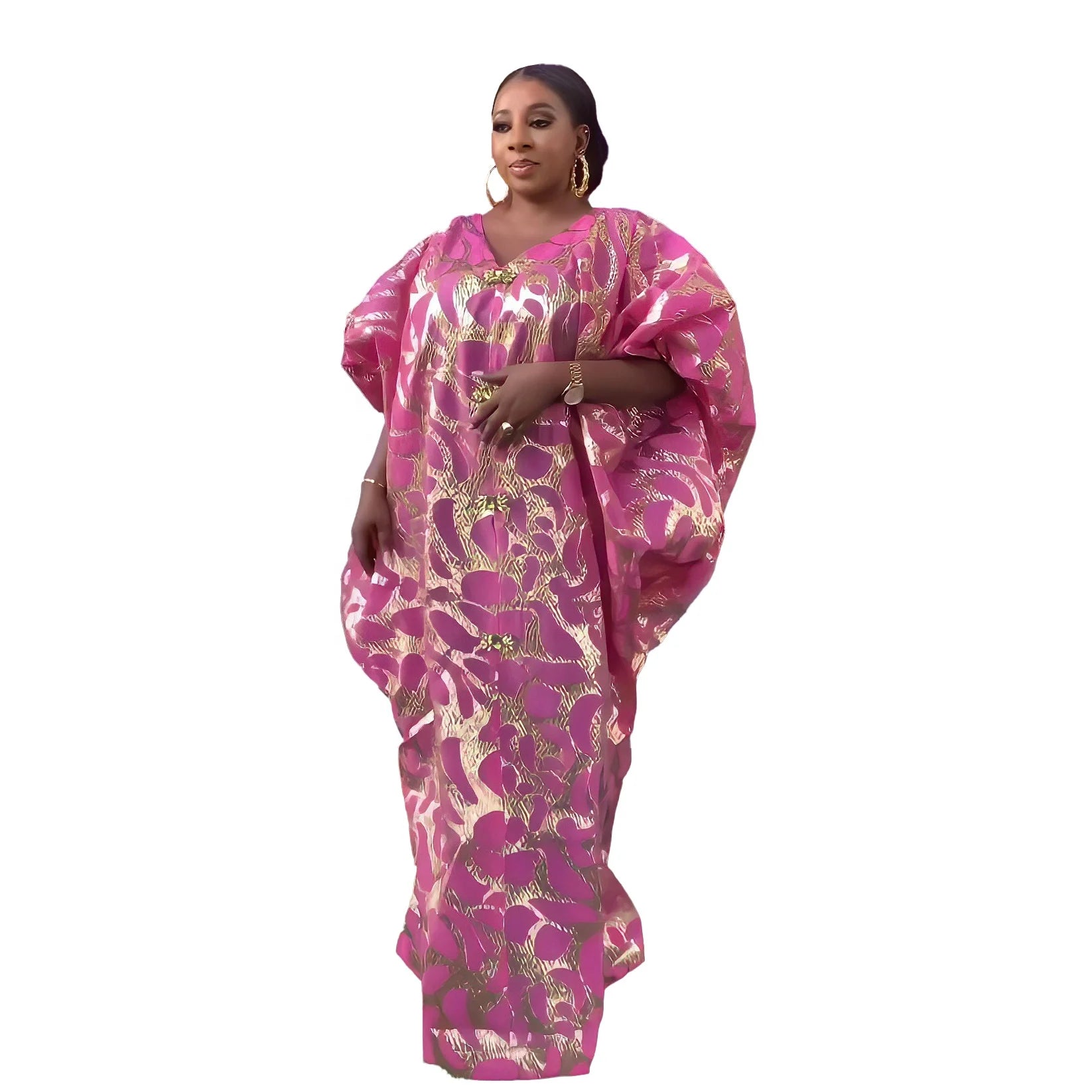 Best Selling African Fashion Dress InStock Items Fashion Jacquard Fabric African Dresses Women Long Dress