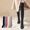 Wholesale Winter Thick Fluffy Long Socks Women Warm Cozy Fuzzy Over Knee Thigh High Socks