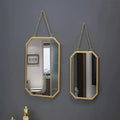 30CM  Size  Nordic Style Iron Art Wall Mirror Bathroom Dormitory Mirror Wall Hanging Vanity Mirror