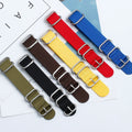 High Quality Nylon Watch Bands Fabric Watch Straps With Heavy Duty 5 Ring Watch Buckles