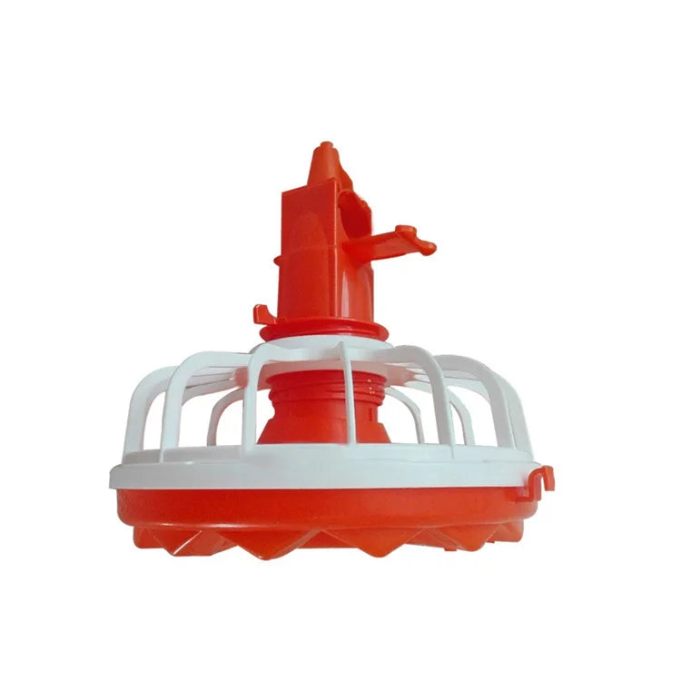 New Chicken Broiler Automatic Feeder Pan Plastic Farm Feeders and Drinkers with Long Service Life Save Breeding Cost