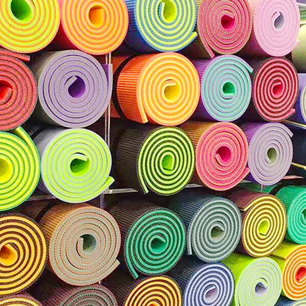 123 Hot Sale Two-Color High Density Thick NBR Foam Fitness & Exercise Yoga Mat Eco Friendly NBR Yoga Mat