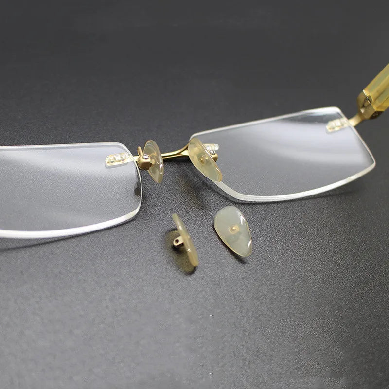 Handmade  Buffalo Horn Nosepads Horn Nose Pads  Nose Pads for Optical Frames Eyeglasses Eyeglasses Accessory Nose Pads