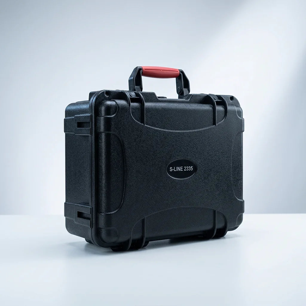 Waterproof Case with Customizable Foam Insert Hard Plastic Case Protect Camera and Microphone MegaBDM