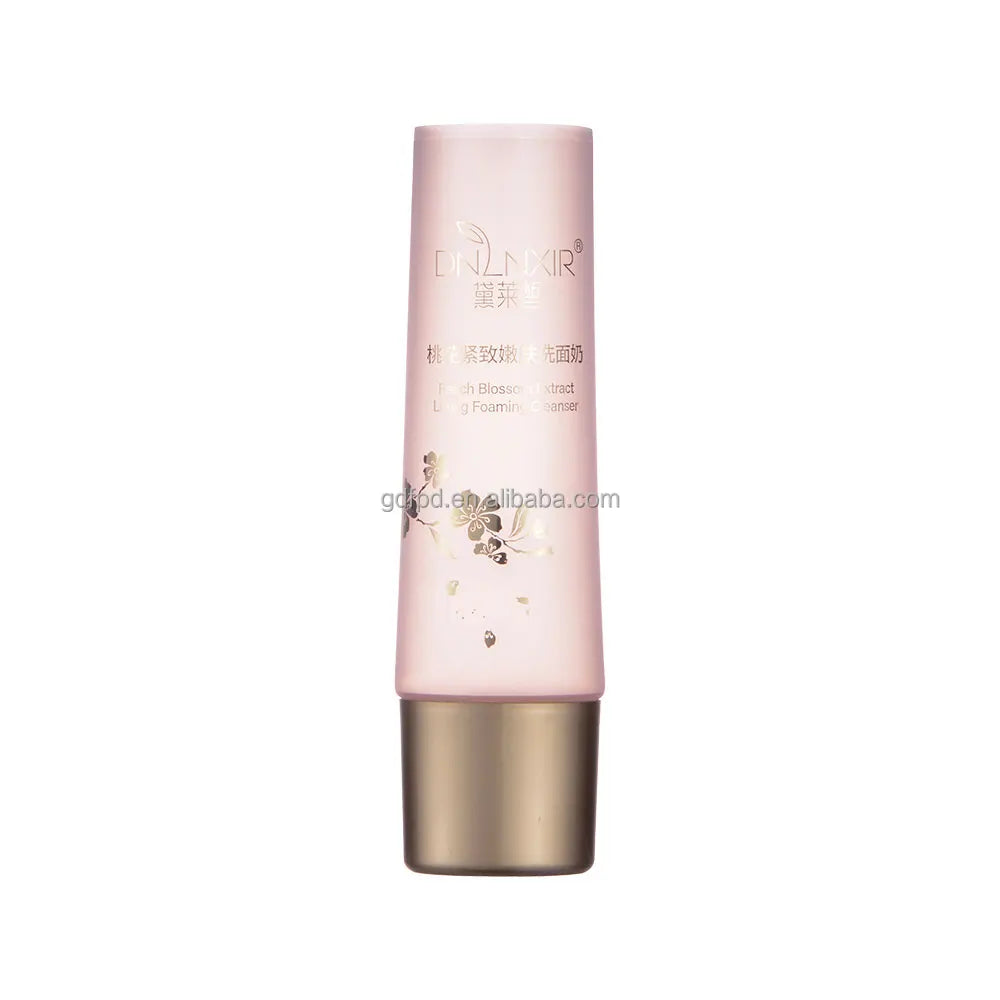 D45 70ml Transparent Oval Squeeze Soft Plastic Pe Cosmetic Tube Packaging With Logo Printing