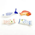 Wholesale Colorful Different Fish Shape Ceramic Sticks Holder Chopsticks Rest