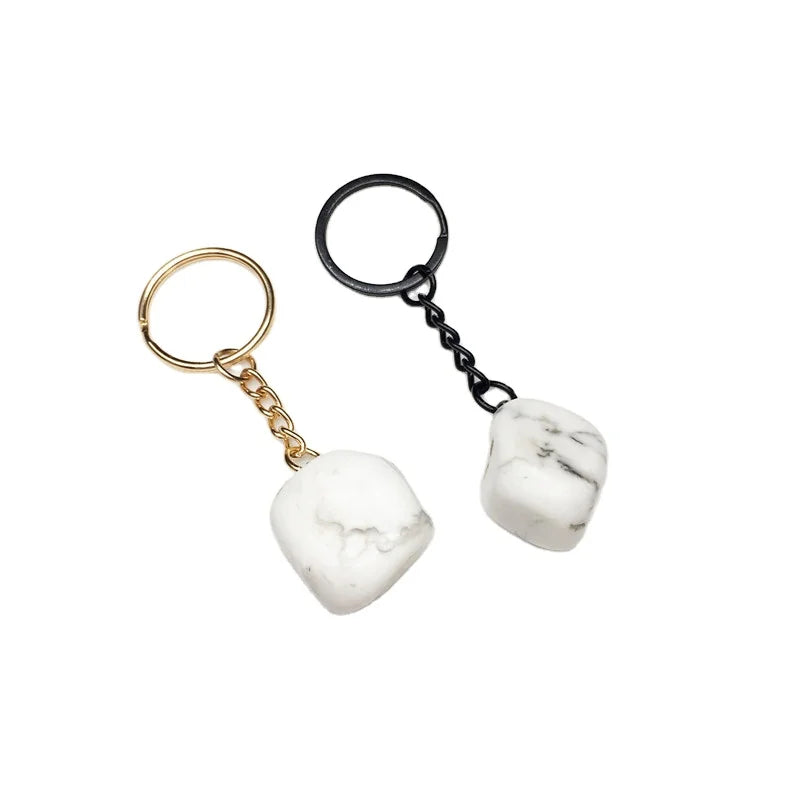 DIY New Product Natural Crystal Energy Rough Stone Crystal Large Particles Phone Key Chain Hanging Decorations