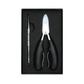 Custom Logo Stainless Steel Nail Clipper Nail File Nail Cuticle Nippers With Plastic Handle Manicure Set