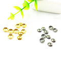 Spacer Beads Hollow Flower Beads-Caps Bulk End Spacer Charms Bead-Caps Filigree Stainless Steel Findings for Jewelry Making