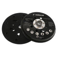 6Inch 17 Holes Black Hook and Loop Sander Replacement Backup Plate Vacuum Sanding Disc Backing Pad for Abrasive Tools Polishing