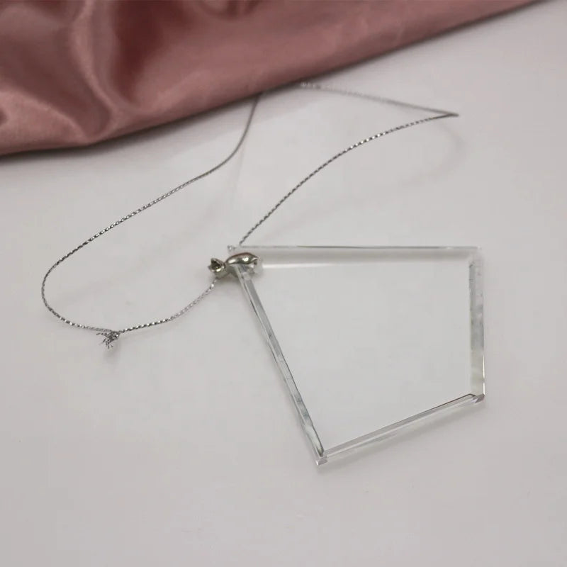 Crystal Christmas Ornament Glass Diamond Ornament for Gifts Glass Ornament  80 mm