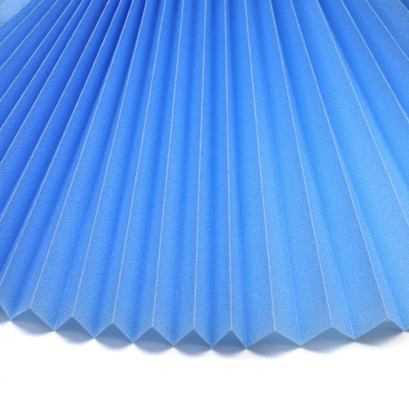 Modern Design UV Resistant Pleated Blinds Fold Plisse Shade Fabric Retractable Sunscreen Cloth UV Curtain for Indoor/Outdoor Use
