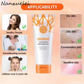 Face Scrub Gel Deep Clean Acne Blackhead Remove Facial Cleansing Polish Exfoliating Gel Body Scrub
