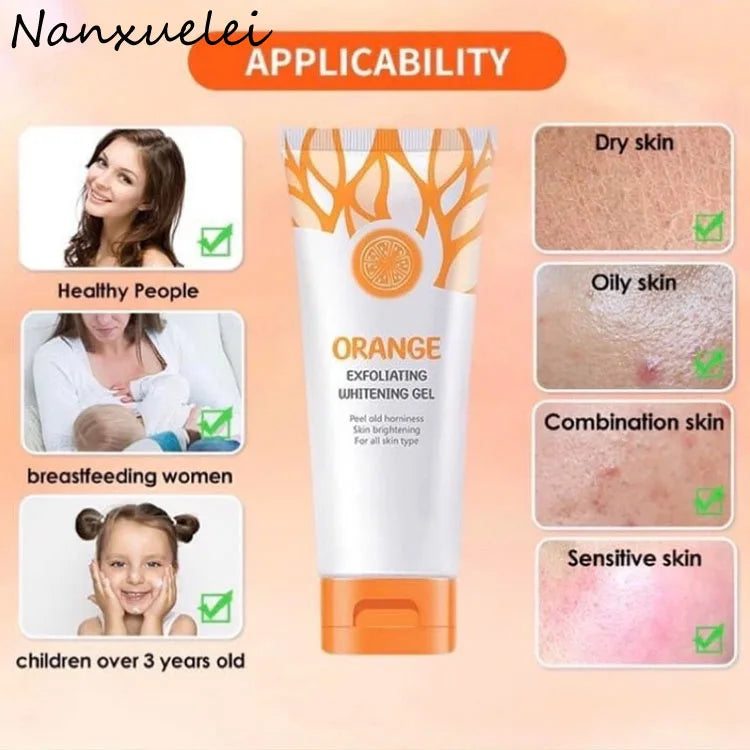 Face Scrub Gel Deep Clean Acne Blackhead Remove Facial Cleansing Polish Exfoliating Gel Body Scrub