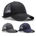 Premium 5-Panel Baseball Caps Corduroy Fabric Breathable Adjustable Snapback Mesh Trucker Hats Sporty for Golf Outdoor Sports
