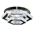 Modern K9 Crystal Corridor Ceiling Light Flush Mounted Cool White Chandelier for Indoor Home and Restaurant Decor
