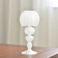 European Light Luxury Dinnerware Sets Retro Colored Jellyfish Table Lamp Shaped Crystal Frosted Glass Candle Holders Lanterns