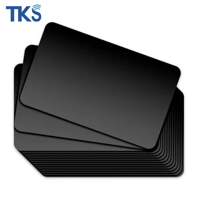 Solid Black Colored Material PVC/PC Card Plastic Black Club Card Glossy/Matte Black Card Plastic Printing Offset Printing