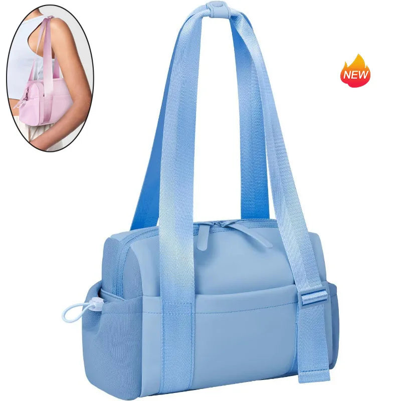 Mini Gym Bag for Women Girls Small Gym Tote Bag with Wet Compartment Waterproof Travel Duffle Handbag Workout Bags