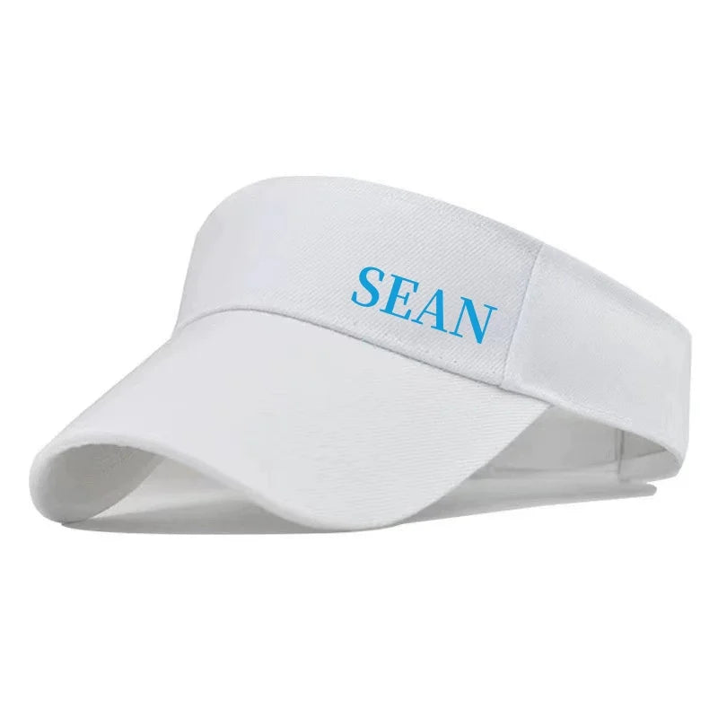 Custom logo sports Sun Visor Caps outdoor Tennis Golf Running Men Women Visor Hat