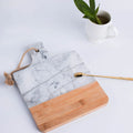 Popular Natural Acacia Wood Cutting Chopping Board Marble Stone Rolling Pin Board and Bamboo
