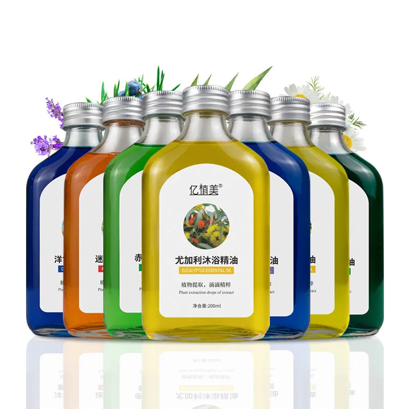 200ml Aromatherapy Bath Oil Water Soluble Made of Lavender Chamomile Oil for Skin Revitalizer