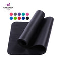 183*61*1cmYoga Mat NBR Customized 10mm Thick NBR Non-Slip Yoga Mat with Straps