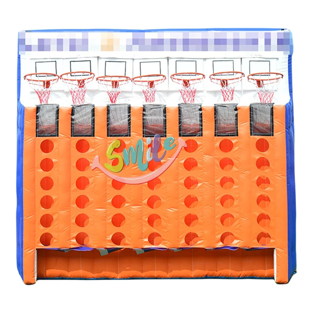 Buy Inflatable Basketball Four in Row Sport Games Inflatable Basketball Connect 4 Game Connect Four Basketballs in a Row