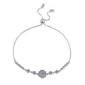 Wholesale 925 Sterling Silver Luxury Bracelet with 0.5 Carat Moissanite Customised Fine Adjustable Chain for Gifts and Parties