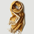 Autumn Winter Knitting Cashmere Scarf True Double Sided Wool Shawl Dual Purpose Thick Water Corrugated Two Traditional Shawls
