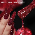 BORN PRETTY PRO 15ml Reflective Disco Verni Gel Ongle Private Label Flash Diamond Sliver Gold Soak Off UV LED Glitter Gel Polish