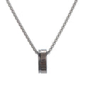 Titanium Steel Does Not Fade Hip Hop Bundy Hipster Male Ring Necklace Personality Simple Pendant