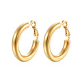 Wholesale Boho Blank 5mm Thick Stainless Steel Wire Hoop Dangle Earring China Manufacturer Supplier Guangdong