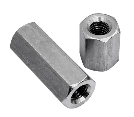 M8 Stainless Steel Long Connector Thread Nut Hex Coupling Nut