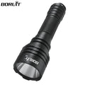 BORUiT 1050 Lumens Glare Flashlight 1.2M Drop-proof IPX7 Waterproof 18650 Rechargeable Battery Outdoor Sports Camping Flashlight