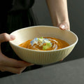 Factory Direct Wholesale Japanese Colorful Irregular Ceramic Porcelain Soup Noodle Ramen Plate and Bowl Serving Cereal Bowls