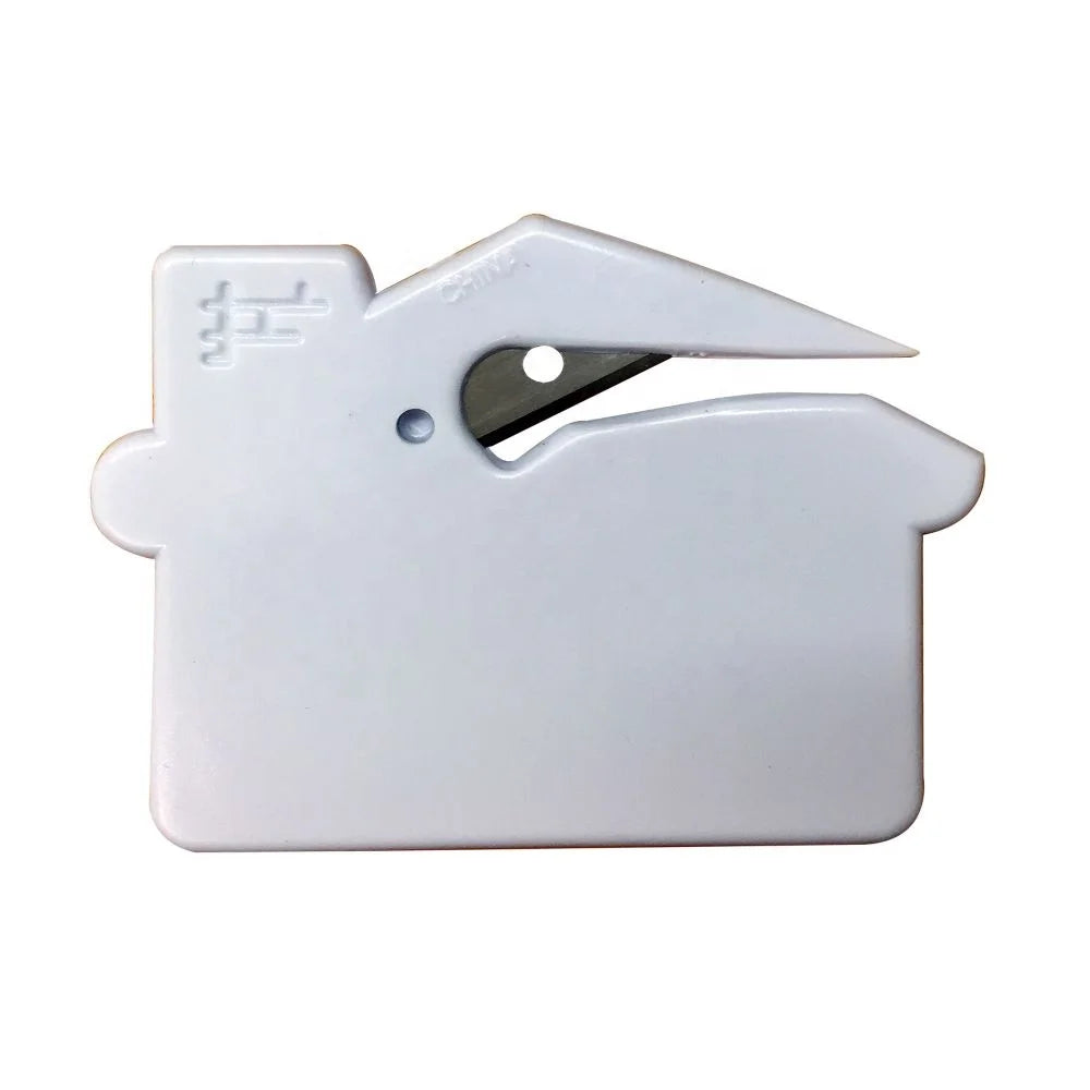 Plastic House Shape Letter Opener with a Sharp Metal Blade LO001 Promotional Gifts House Shape Letter Opener
