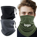 Wholesale Custom Logo Winter Outdoor Windproof Breathable Stretchy Thermal Polar Fleece Neck Tube Ski Neck Warmer Gaiter Bandana